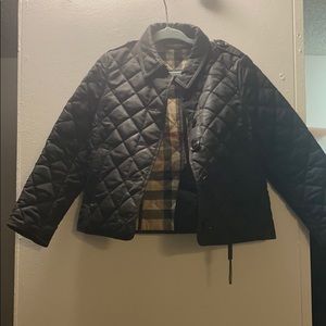 Burberry Girls Diamond Quilted Jacket